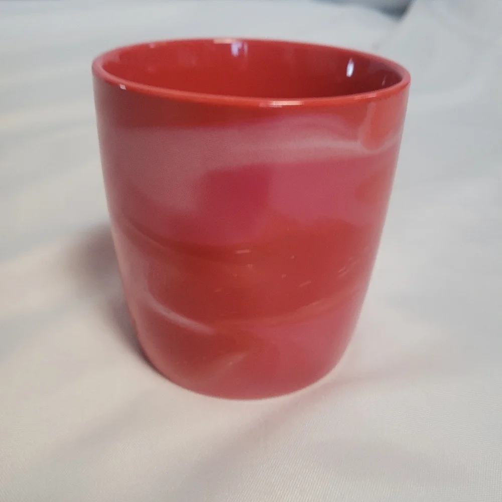 Starbucks Red/ Pink Swirl 2024 Coffee Tea Mug Cup 11oz